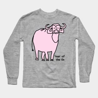 Year of the Ox Pink Long Sleeve T-Shirt